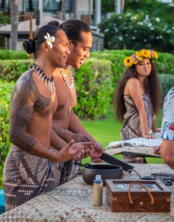 cultural activities at oceanfront luau