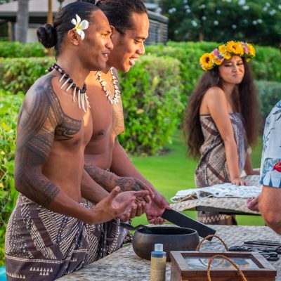 a woman sitting at a picnic table