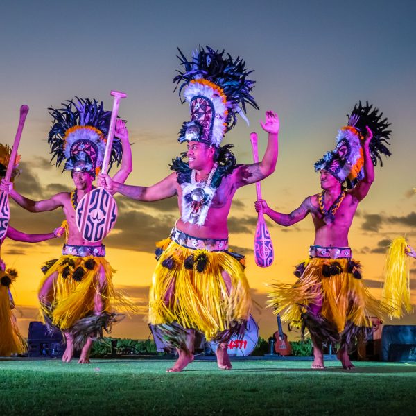 Live hula performance at Andaz Maui lūʻau